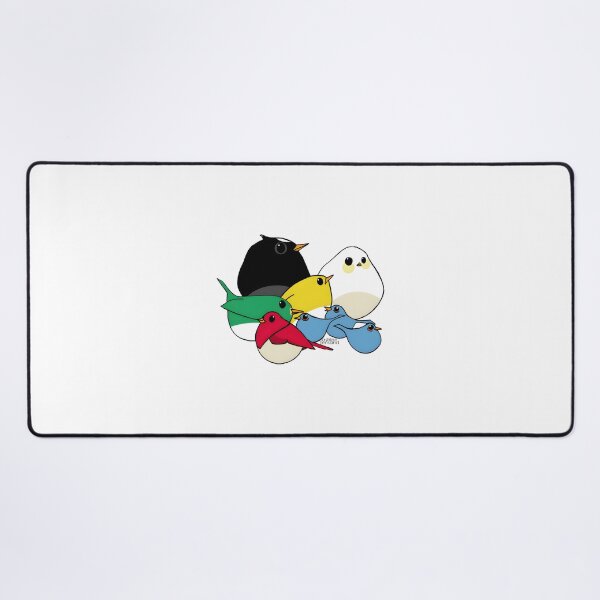 Item preview, Cute Calm Bird Illustration with Soft Colors and Playful Expression designed and sold by squishymonkeys.