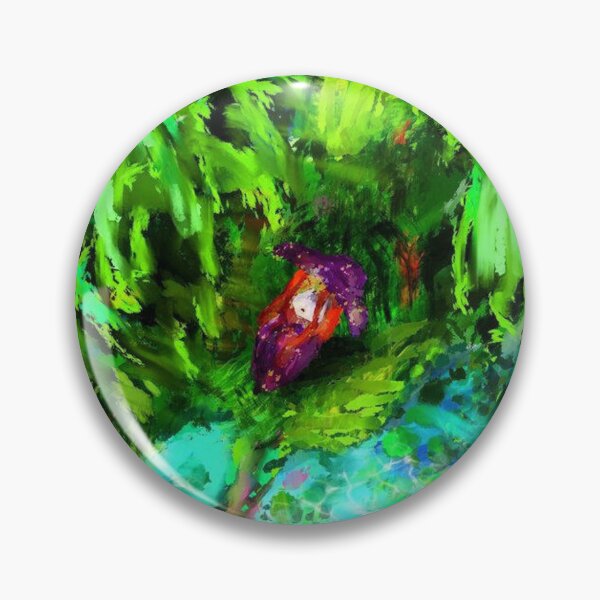 Item preview, Forest Witch Impressionist Green designed and sold by kathelepore.