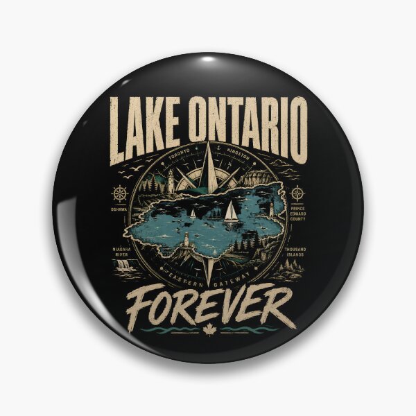 Item preview, Always Lake Ontario Canada Great Lakes Outdoor Adventure Camping Fishing Gift designed and sold by THREE LITTLE BEANS.