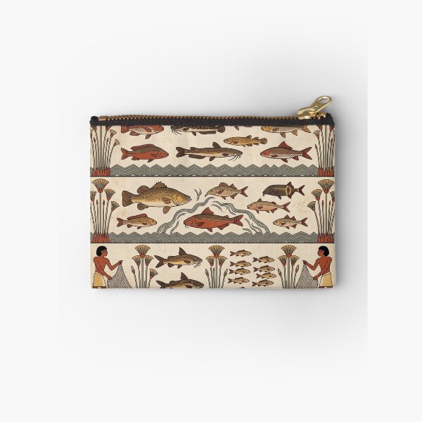 Item preview, The Nile Audit: Ancient Egyptian Fish Taxonomy Art Print designed and sold by FreiherrPK.