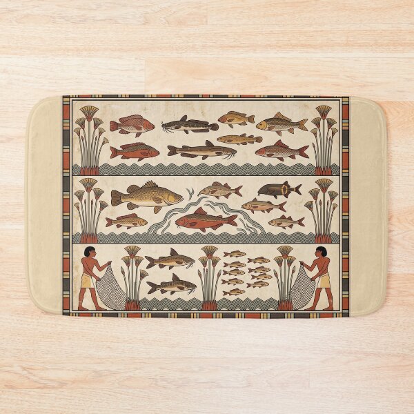 Item preview, The Nile Audit: Ancient Egyptian Fish Taxonomy Art Print designed and sold by FreiherrPK.