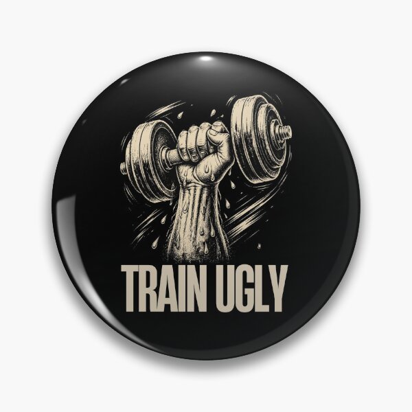 Item preview, Train Ugly Shirt | No-Frills Gym Motivation Tee designed and sold by guchieworldcollection.