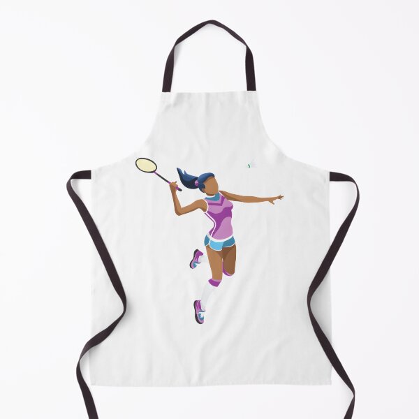 Item preview, Dynamic Badminton Player Silhouette in Action Design designed and sold by cryptodeal.