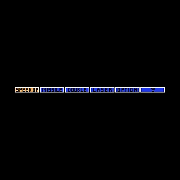 Artwork thumbnail, Gradius HUD by CCCDesign
