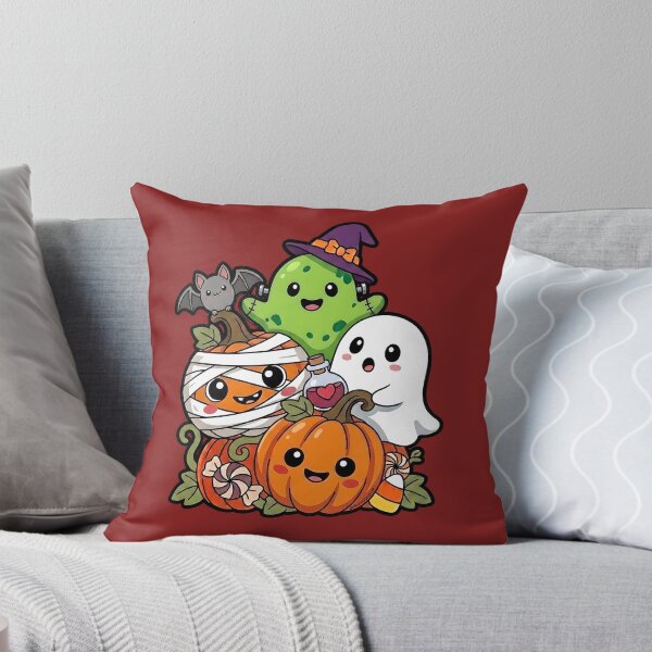 Item preview, Cute Kawaii Halloween Spooky Squad - Ghost Pumpkin Bat & Frankenstein designed and sold by BrainConstip.