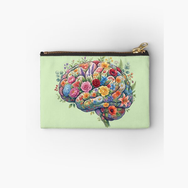 Item preview, Blooming Mind Botanical Floral Brain Art designed and sold by Numair  Baig.