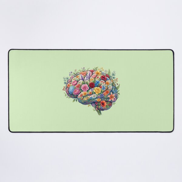 Item preview, Blooming Mind Botanical Floral Brain Art designed and sold by Numair Baig.
