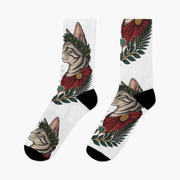 Item preview, Egyptian Queen Roman General Cats Art designed and sold by Old's Cool Cat Studio.
