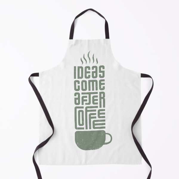 Item preview, Ideas Come After Coffee Funny Typography Art designed and sold by serotonin75114.