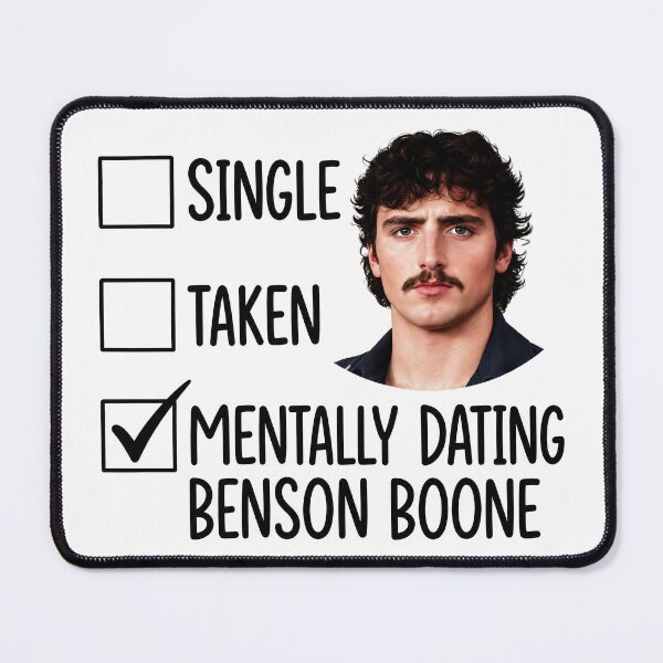 Item preview, Mentally Dating Benson Boone Funny Fan designed and sold by Abigaildixon92.