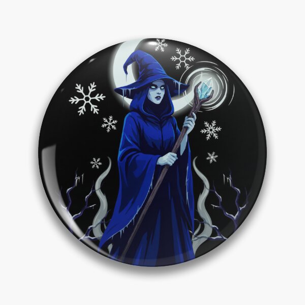 Item preview, Ice Witch Frost and Bone Halloween Design Graphic Tee v13 designed and sold by DarylWelsh2024.