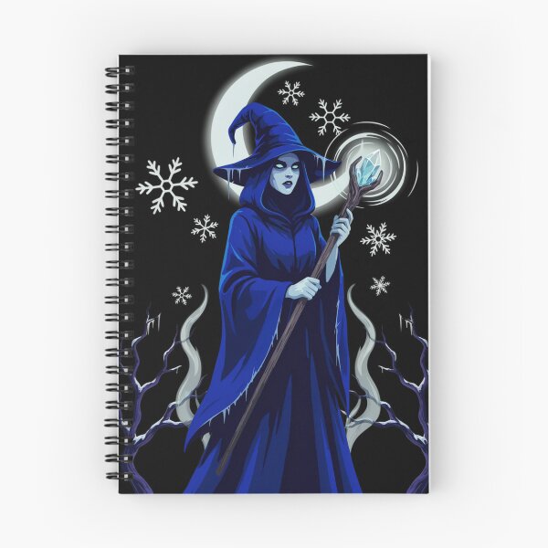 Item preview, Ice Witch Frost and Bone Halloween Design Graphic Tee v13 designed and sold by DarylWelsh2024.