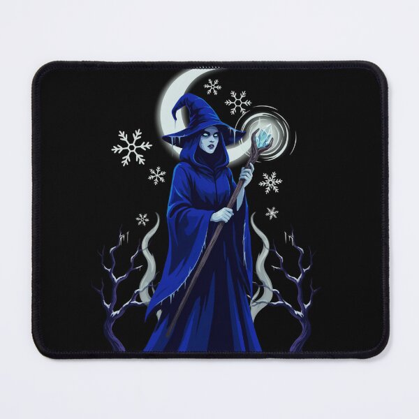 Item preview, Ice Witch Frost and Bone Halloween Design Graphic Tee v13 designed and sold by DarylWelsh2024.