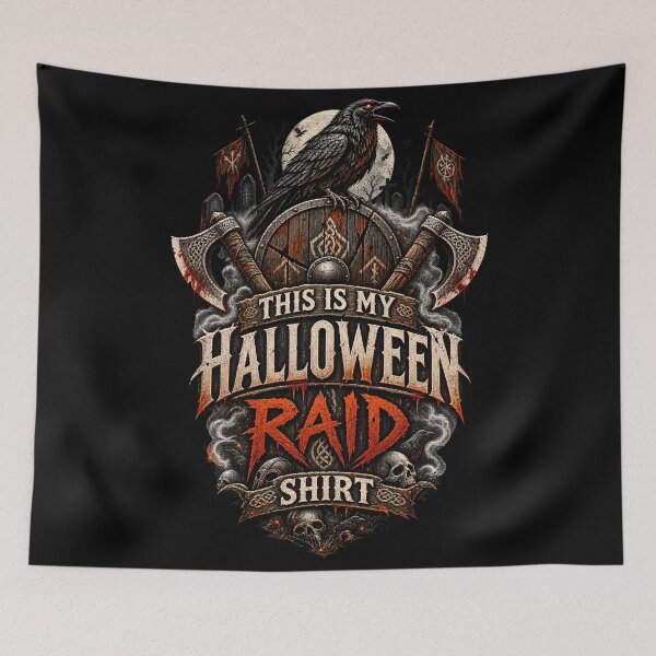 Item preview, This Is My Halloween Raid Shirt – Viking Raven Norse Halloween Design designed and sold by R3XFORGE.