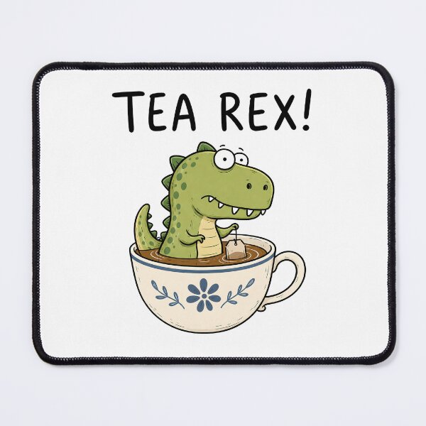 Item preview, Tea Rex Funny Dinosaur Tea Lover designed and sold by ShirtWreck.