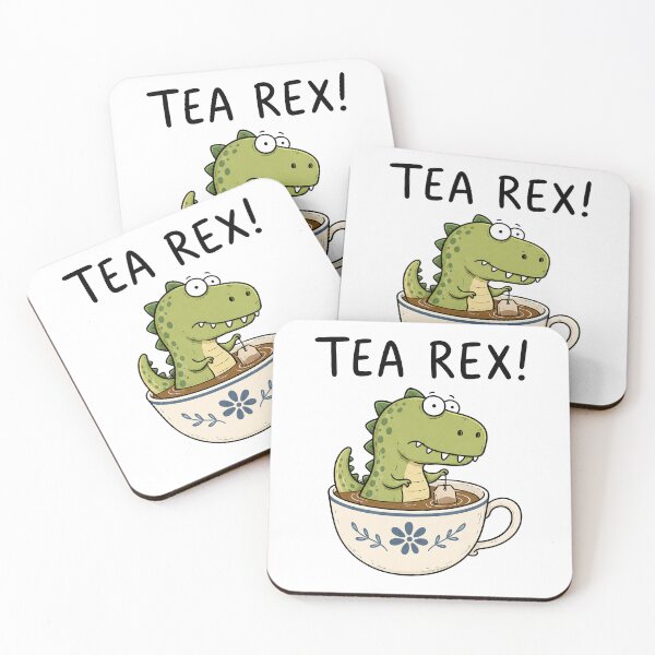 Artikelvorschau, Tea Rex – Lustiger Dinosaurier – Teeliebhaber entworfen und verkauft von ShirtWreck.