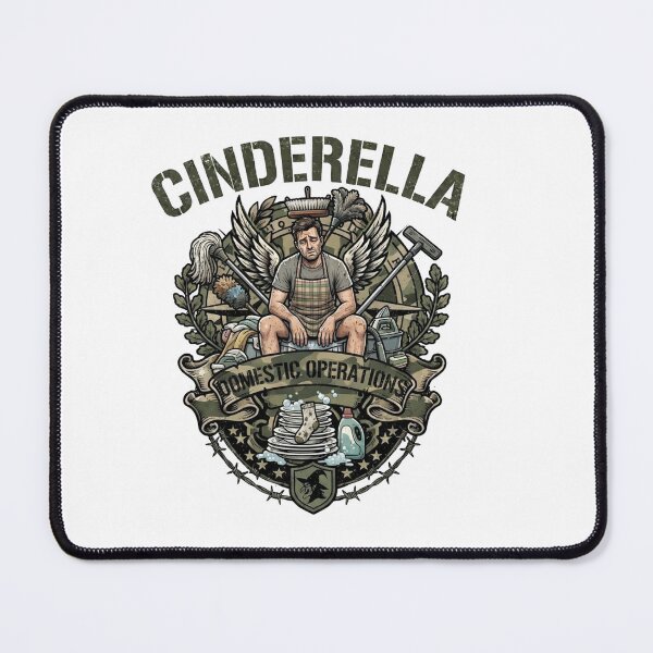 Item preview, Domestic Operations - Funny House Husband Cinderella Design designed and sold by Scorpion Creative.
