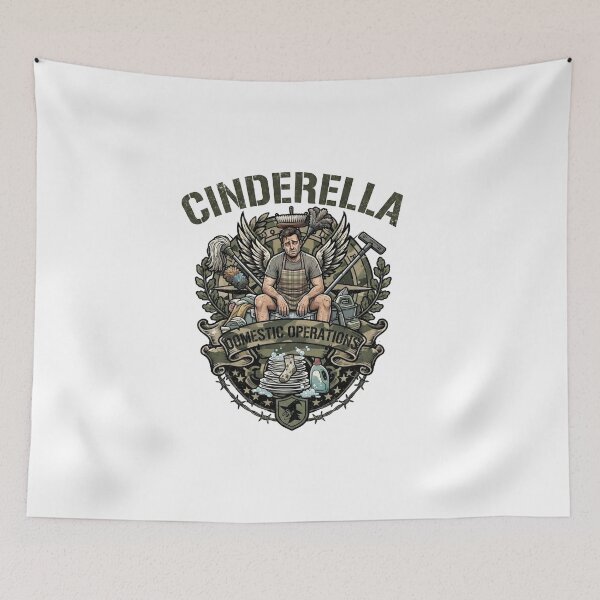 Item preview, Domestic Operations - Funny House Husband Cinderella Design designed and sold by Scorpion Creative.