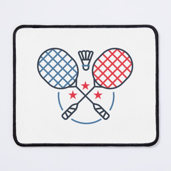 Item preview, Badminton Racket Illustration for Sports Enthusiasts and Players designed and sold by cryptodeal.