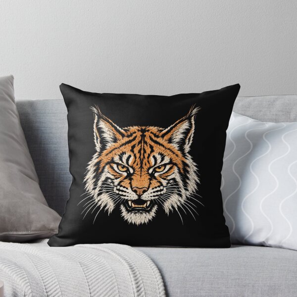 Item preview, Fierce Wildcat Face Vintage Wildlife designed and sold by Moizento.