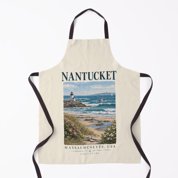 Item preview, Nantucket, Massachusetts, USA [Vintage Illustration] designed and sold by elektronen.