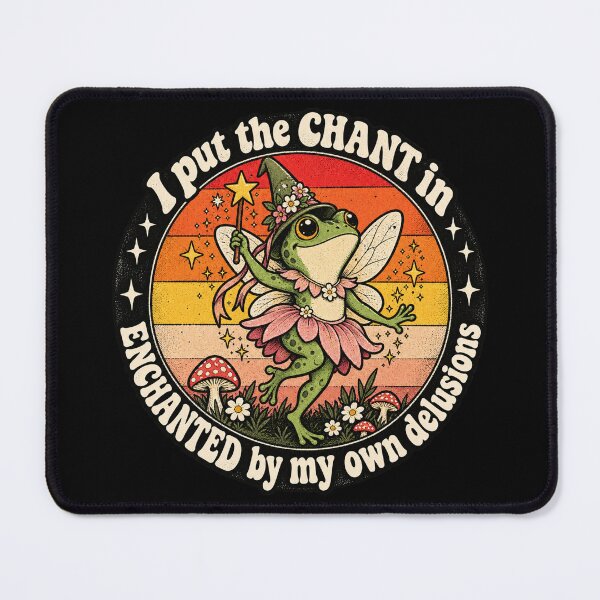 Item preview, Enchanted Frog Fairy Retro Badge designed and sold by Gabriela Mihai.