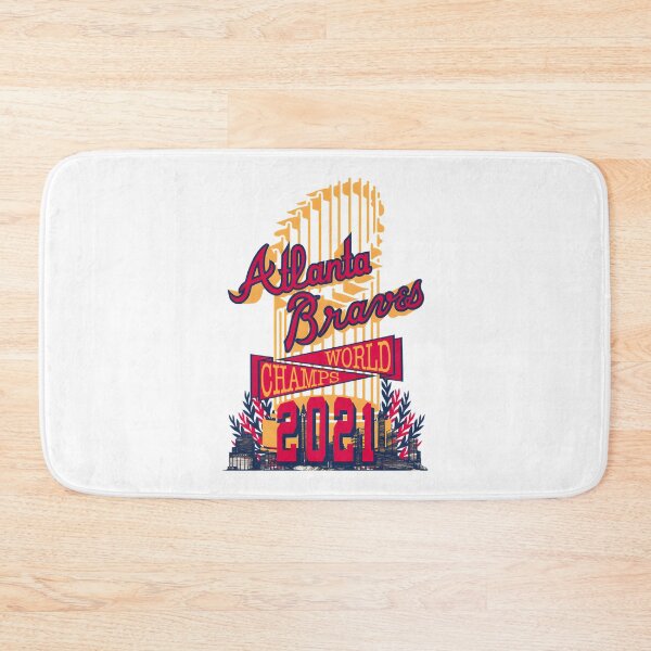 Item preview, Atlanta Braves Inspired Vintage Style Baseball Design designed and sold by pinkeyedcyclops.