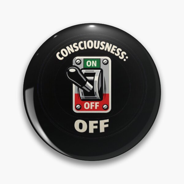 Item preview, Funny Anesthesia Tech Consciousness Off Switch Dark Humor designed and sold by Timeless Junction.