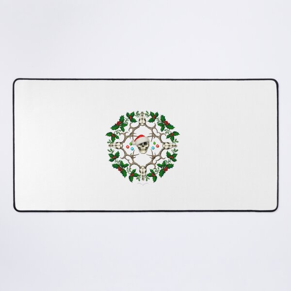 Item preview, Christmas Skulls Holiday Design by Stormseye - Festive Gothic Art designed and sold by pinkeyedcyclops.