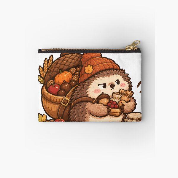 Item preview, Fall Prepared Cute Hedgehog Retro Thanksgiving designed and sold by ianm1028.