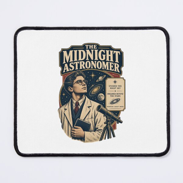 Item preview, The Midnight Astronomer – Vintage Astronomy Scientific Design designed and sold by Print-Mingle01.