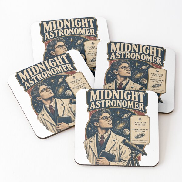 Item preview, The Midnight Astronomer – Vintage Astronomy Scientific Design designed and sold by Print-Mingle01.