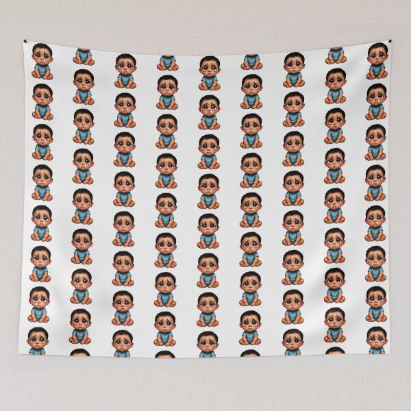 Item preview, Brown Baby Boy Sad: Tender Eyes Collection  designed and sold by EscapeArtist13.
