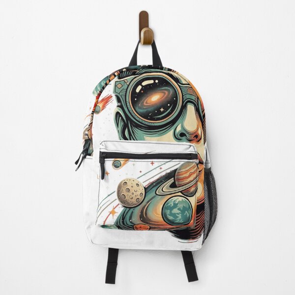 Item preview, Cosmic Explorer Portrait – Galaxy Goggles Space Art designed and sold by RON-FASHION.