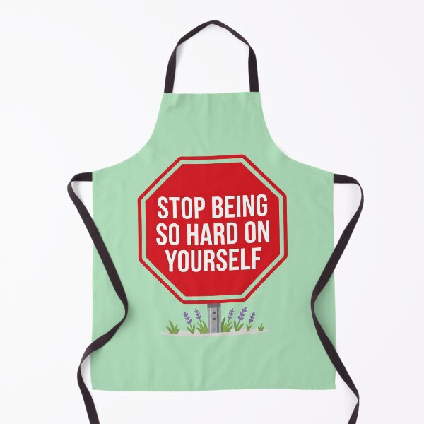 Item preview, Motivational Stop Sign Self Care Mental Health Quote designed and sold by Numair  Baig.