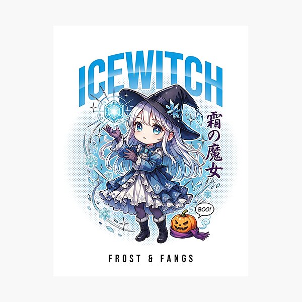Item preview, Ice Witch Frost and Bone Halloween Design Graphic Tee v16 designed and sold by DarylWelsh2024.