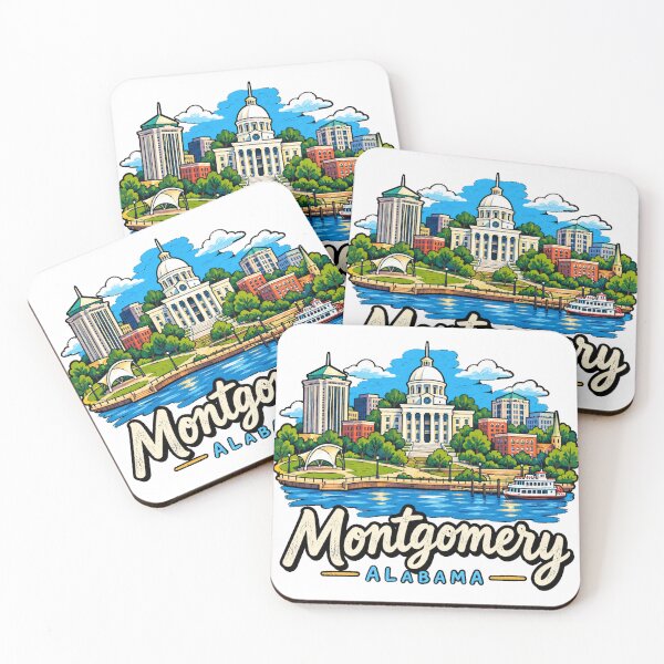 Artikelvorschau, Handgezeichnetes Souvenir-Geschenk für Montgomery, Alabama entworfen und verkauft von MichaeIRellov.