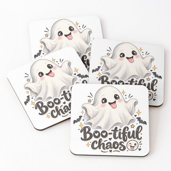 Item preview, Boo tiful Chaos Cute Ghost Halloween Design designed and sold by GusiaTreasures.