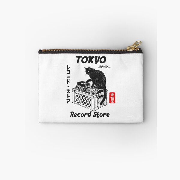 Item preview, Tokyo Record Store Cat Vintage Y2k Japanese designed and sold by nosu-art-pod.