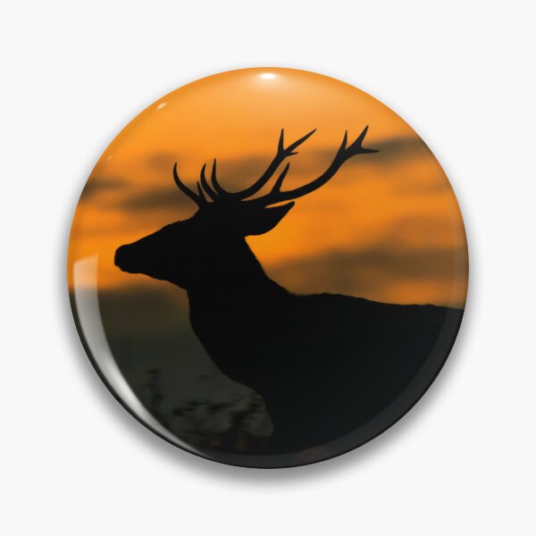 Item preview, Red Deer Stag at Fiery Sunset designed and sold by gabormedve.