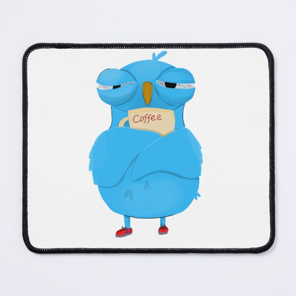 Item preview, Exhausted Coffee Owl – Tired Monday Morning Mood designed and sold by LytStudio.