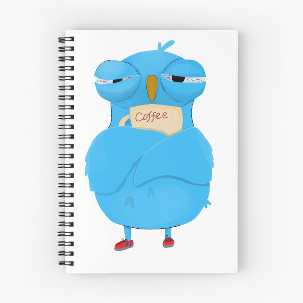 Item preview, Exhausted Coffee Owl – Tired Monday Morning Mood designed and sold by LytStudio.