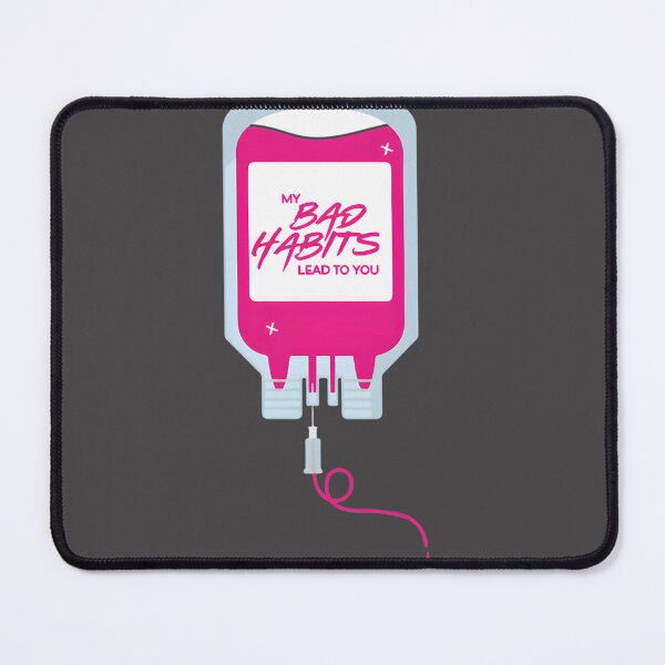 Item preview, Ed Sheeran Inspired Bad Habits Music Lyrics Graphic Design designed and sold by Giajustgiaaaa.