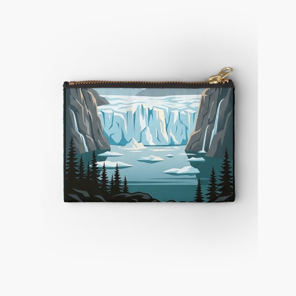 Item preview, Tracy Arm Fjord Inside Passage Alaska Glacier Travel Sticker designed and sold by DetourDgn.