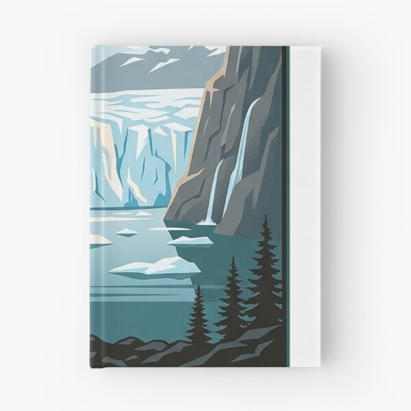 Item preview, Tracy Arm Fjord Inside Passage Alaska Glacier Travel Sticker designed and sold by DetourDgn.