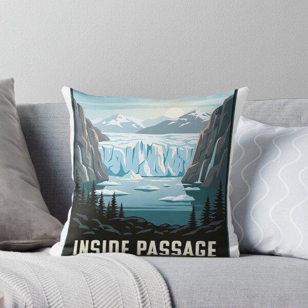 Item preview, Tracy Arm Fjord Inside Passage Alaska Glacier Travel Sticker designed and sold by DetourDgn.