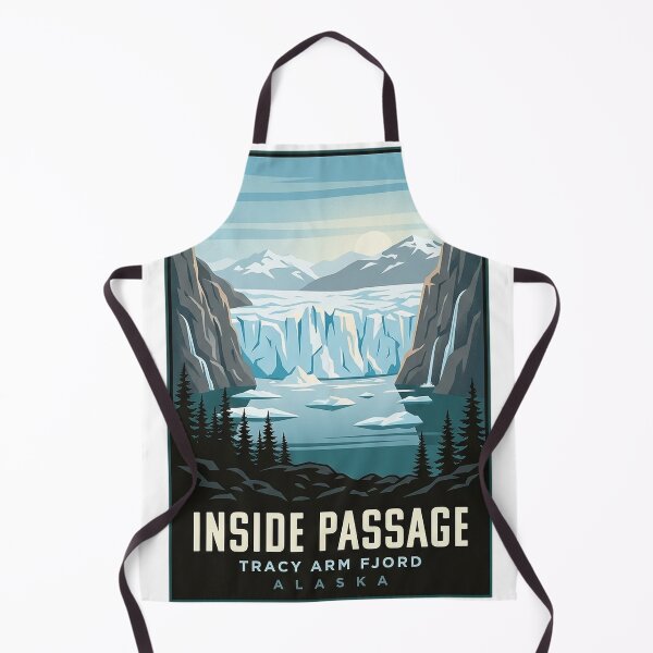 Item preview, Tracy Arm Fjord Inside Passage Alaska Glacier Travel Sticker designed and sold by DetourDgn.