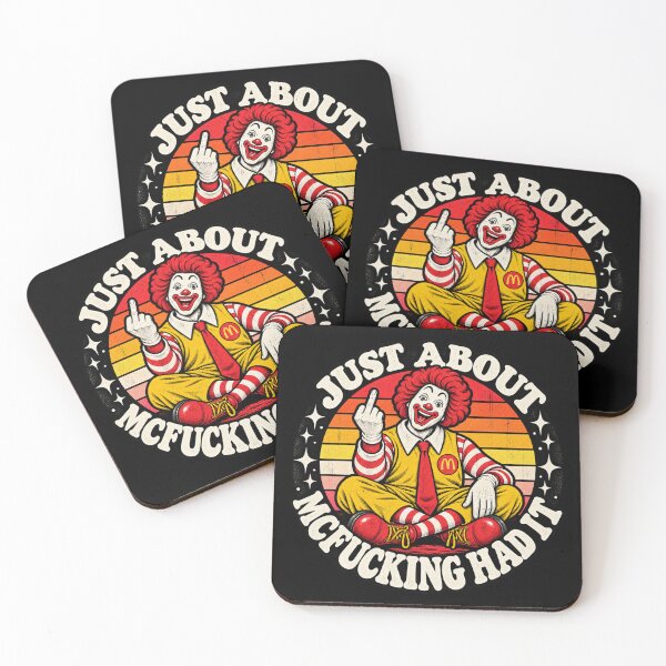 Item preview, MCFUCKING HAD IT Retro Clown designed and sold by Gabriela Mihai.
