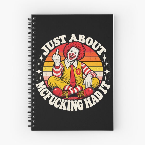Item preview, MCFUCKING HAD IT Retro Clown designed and sold by Gabriela Mihai.