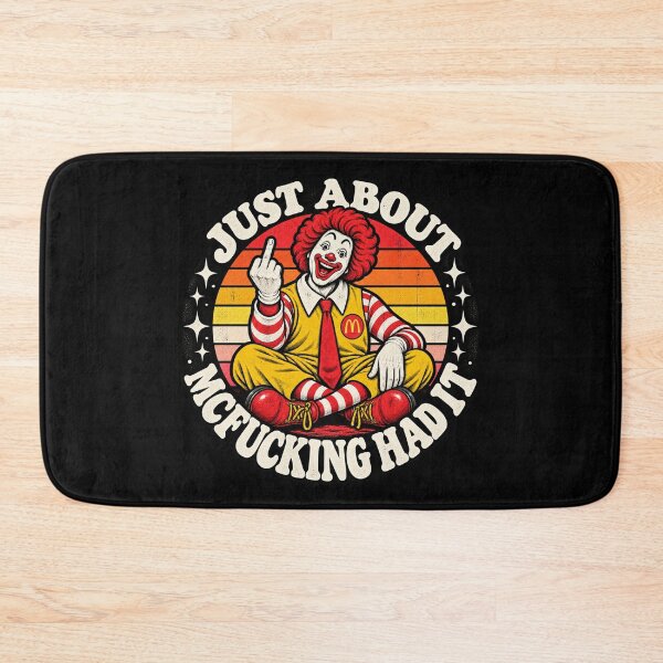 Item preview, MCFUCKING HAD IT Retro Clown designed and sold by Gabriela Mihai.